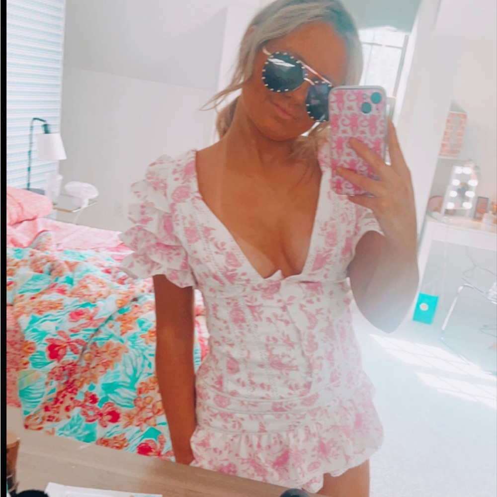 preppy floral dress